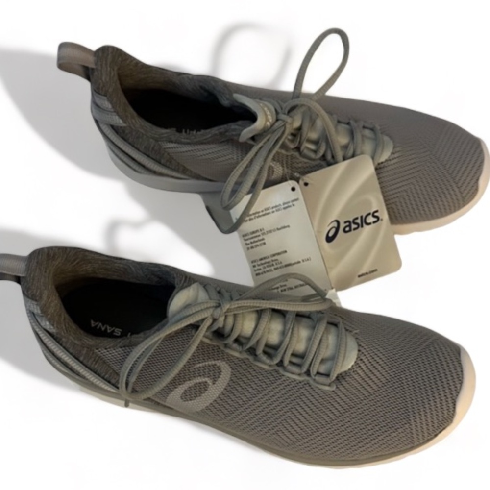 Asics Gel Fit Sana Ladies Gray Tennis Shoes Size 9 NWT